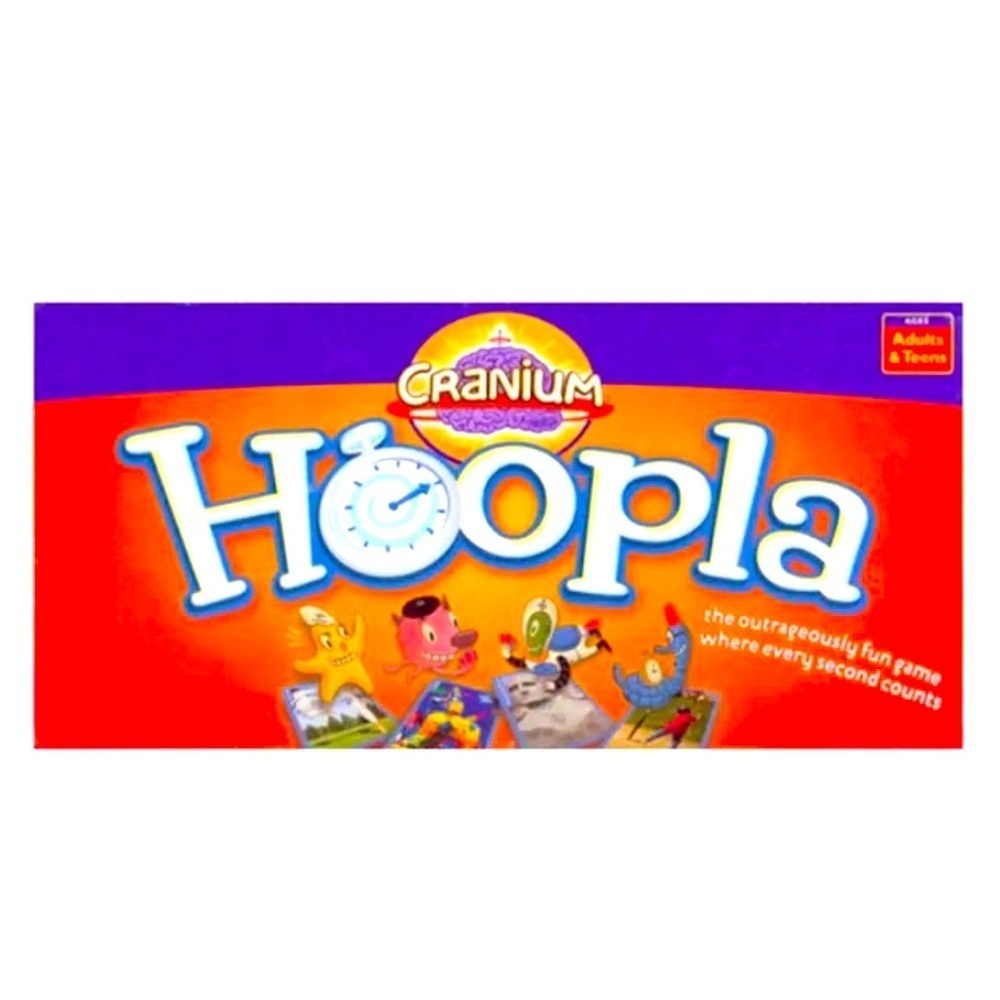 CRANIUM Hoopla Game, Red and Purple